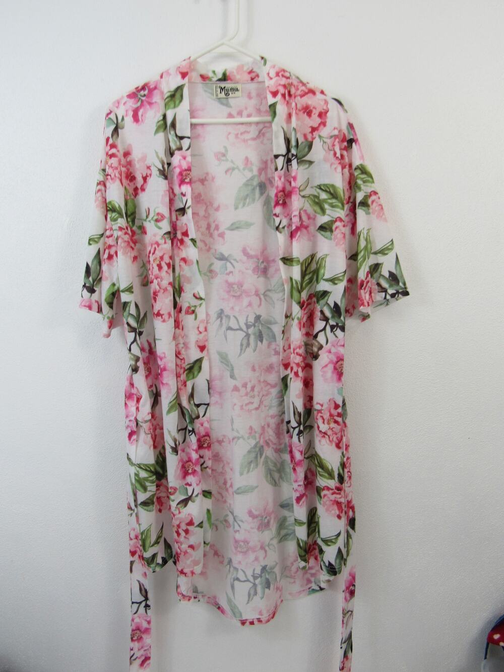 Show Me Your Mumu O/S Brie Robe Garden of Blooms Floral Print Kimono One Size